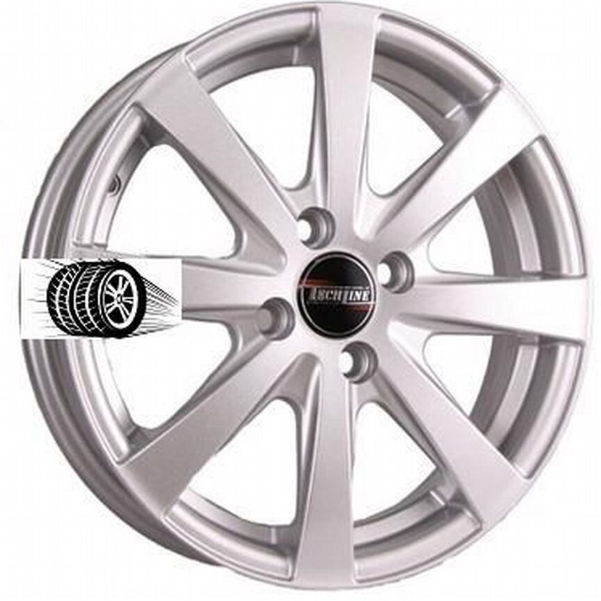 Литые диски Tech Line 6×R16 4×100
