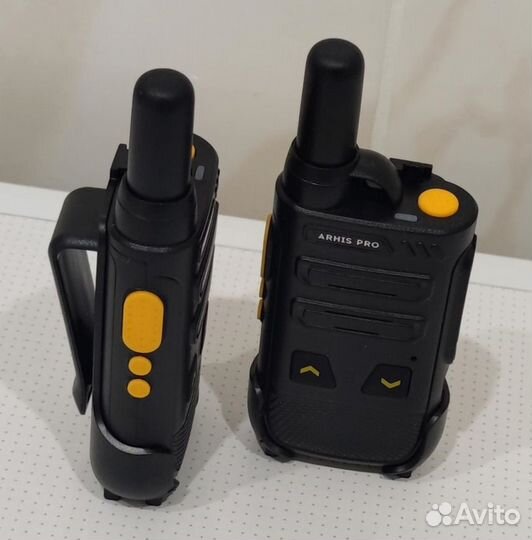Легкая рация с наушником, комплект 2 штуки