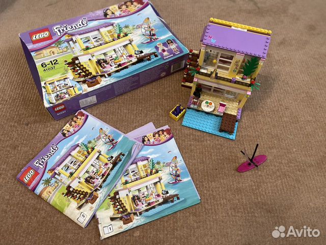 Конструктор lego Friends 41037 Пляжный домик