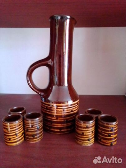 Набор коньячный керамический СССР
