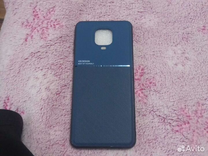 Чехол магнитный Redmi Note 9 Pro+Blue