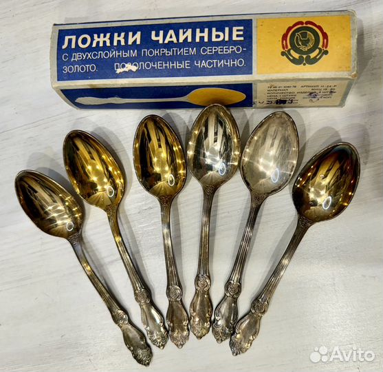 Ложки чайные мельхиоровые СССР