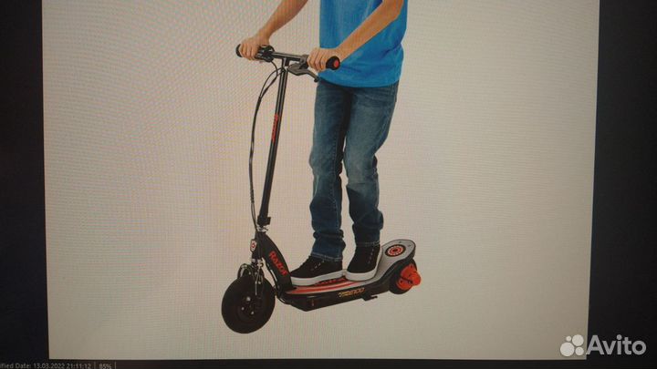 Электросамокат Razor e100 + съемное сиденье