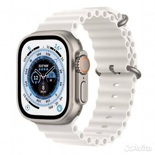 Apple Watch Ultra White Ocean Band. Новые