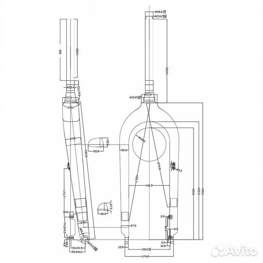 Карбоновая вилка. Фэтбайк Nextie nxtfk01 Fatbike