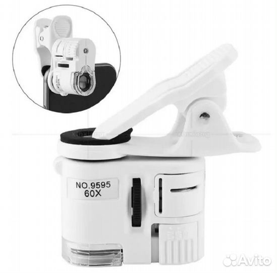 Микроскоп x60 для смартфона
