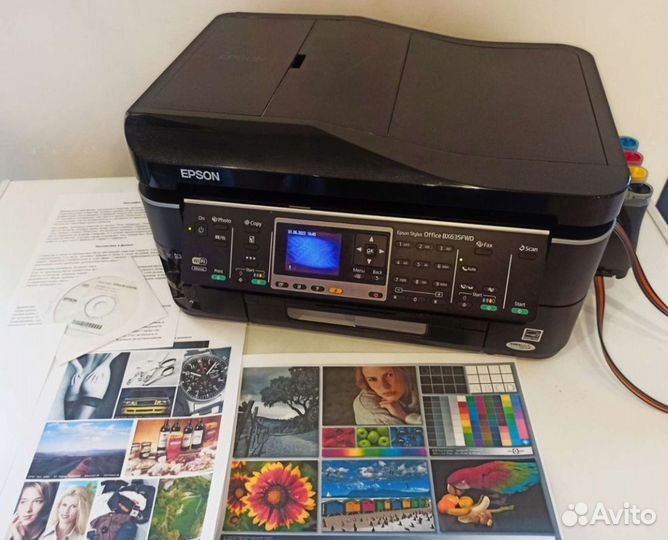 Мфу Epson BX635FWD с WiFi и снпч