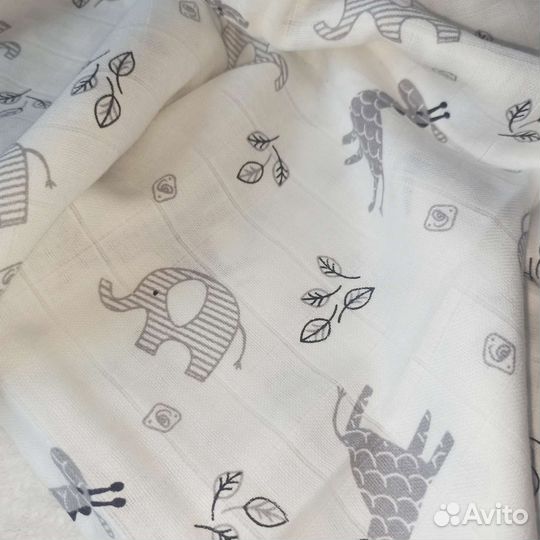 Муслиновые пеленки новые