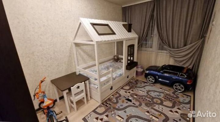 Детская кровать с бортиком от 3 лет