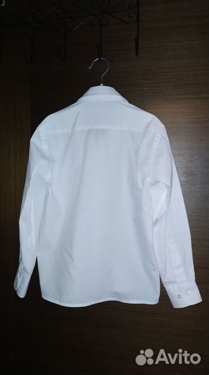 Рубашка белая на мальчика 128-134 (31)