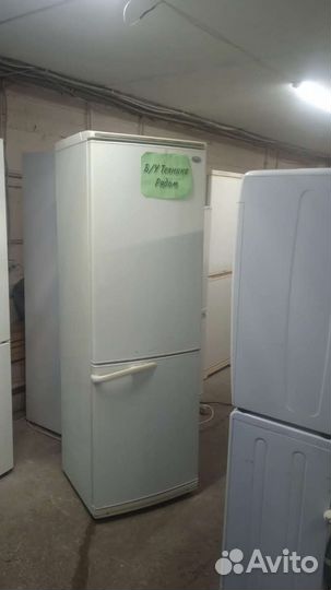 Холодильник высокий бу 2компрессора Атлант доставк