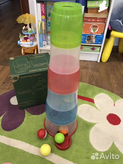 Игрушка Itslmagical Activity Babel башня с шарикам