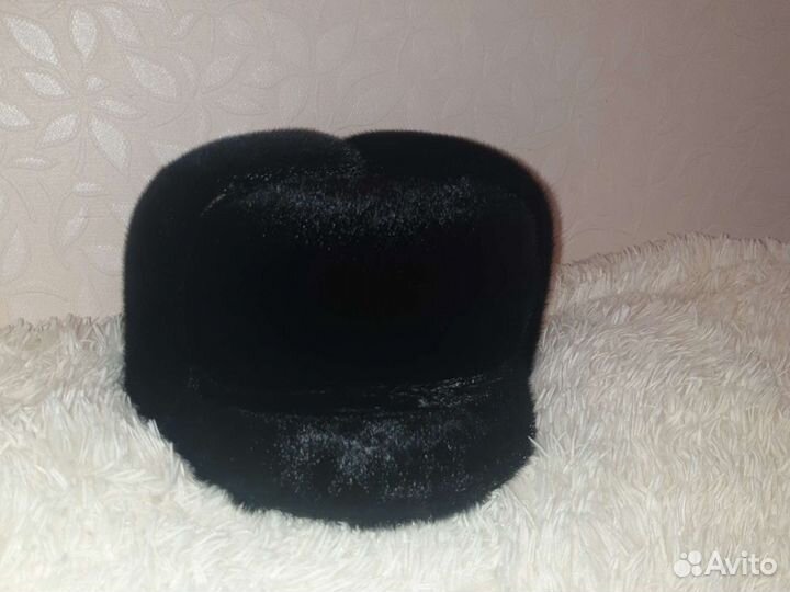 Мужская шапка из нерпа