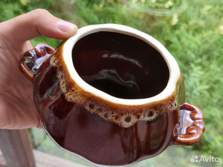 Новый горшочек для запекания в духовке керамика