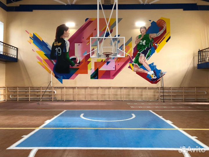 Граффити оформление, художественная роспись стен