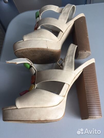 Басаножки на каблуке