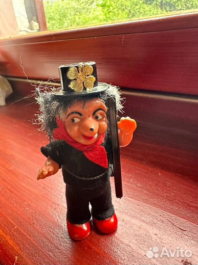 Кукла ГДР фрг ежик, еж трубочист