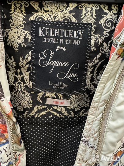 Пуховик зимний для девочки размер 146