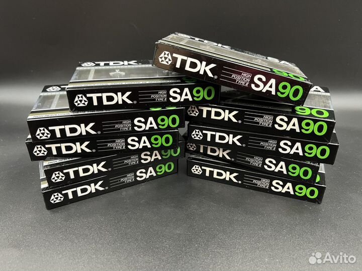 Запечатанная кассета TDK SA-90 1985г