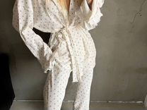 Пижама женская тройка с штанами S, M