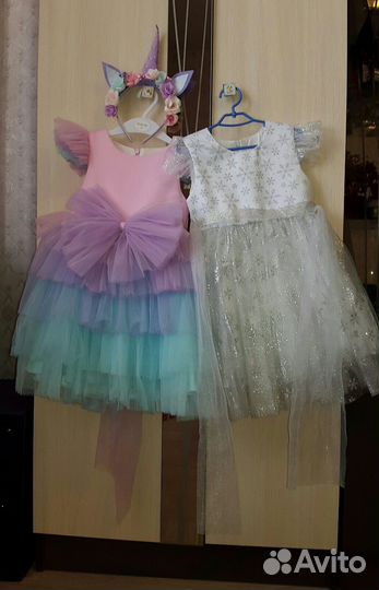 Детское платье+ободок