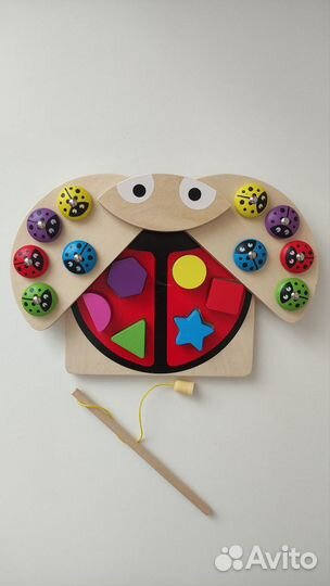 Деревянные развивающие игрушки для малышей