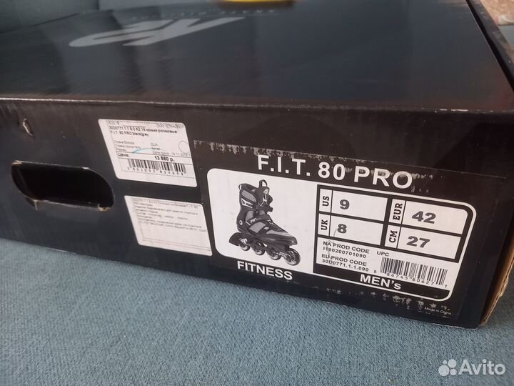 Роликовые коньки новые 42-43р