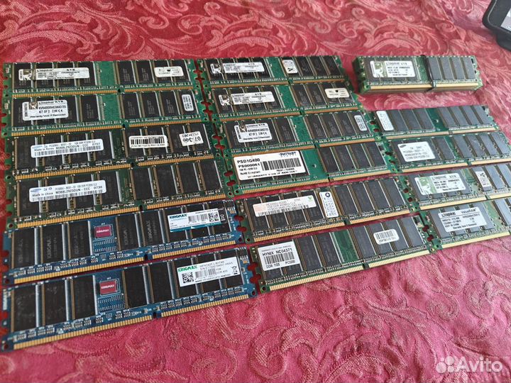 Оперативная память для пк DDR3 / DDR2 / DDR1