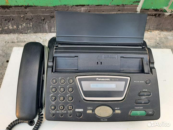Телефон факс Panasonic KX-FT72RU