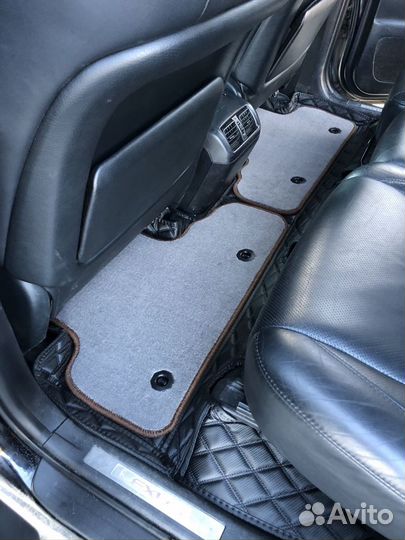 Индивидуальный пошив автоковриков из экокожи 3D