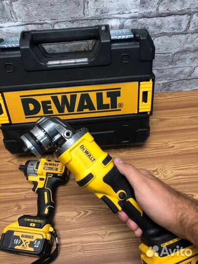 Гайковерт dewalt и аккумуляторная болгарка dewalt