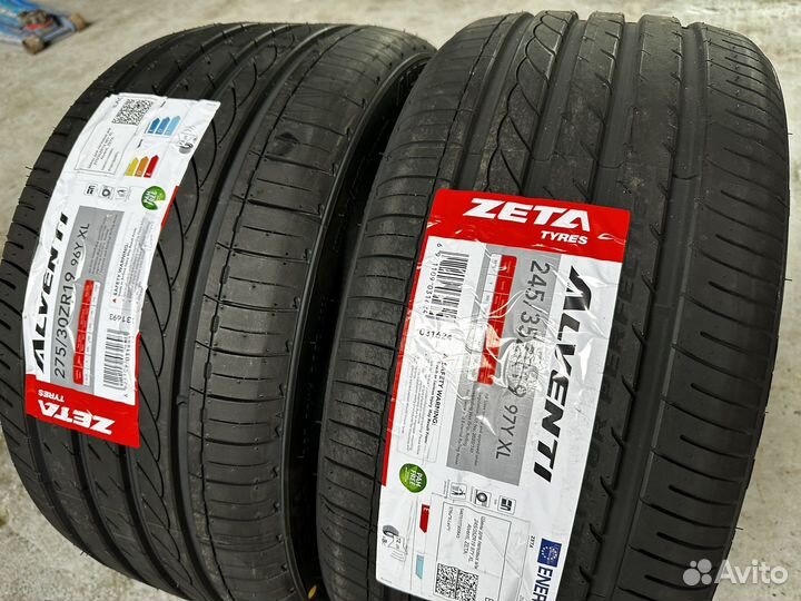 Zeta Alventi 245/35 R19 и 275/30 R19