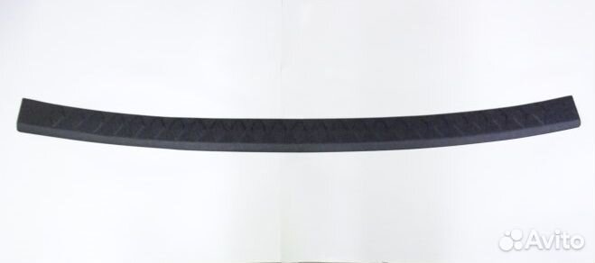 Накладка заднего бампера на иномарки пластик хром