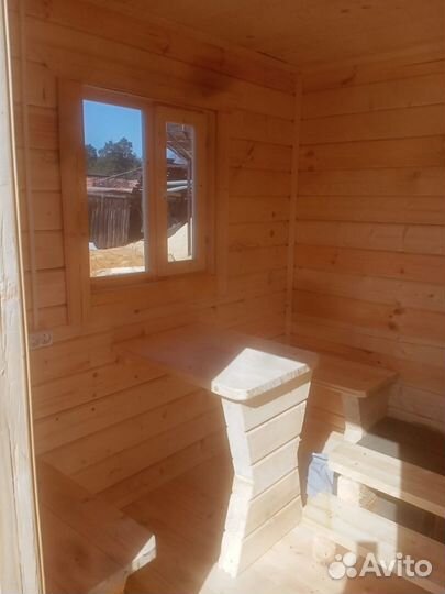 Мобильная баня из бруса