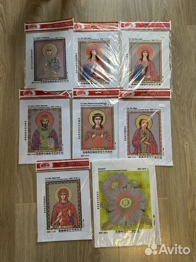 Набор вышивки бисером 8 шт