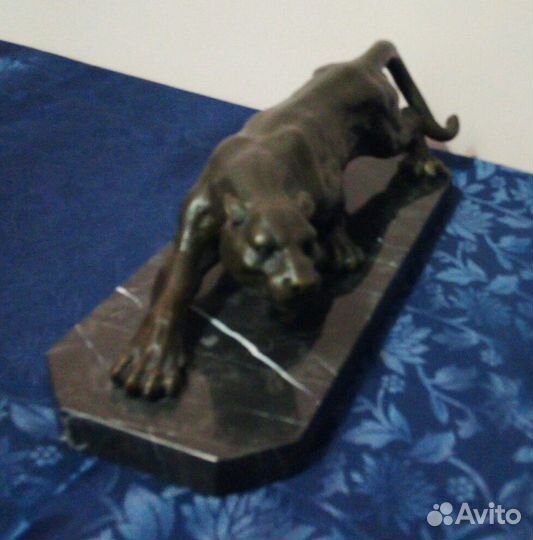 Статуэтка бронзовая Пантера