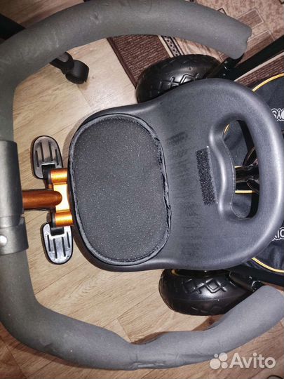 Детский трехколесный велосипед ручкой