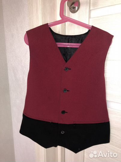 Пиджак школьный +жилет для мальчика