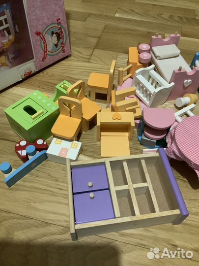 Мебель для кукольного домика LeToyVan подарок др