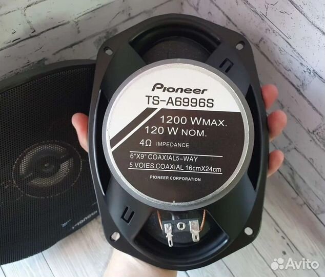 Колонки Pioneer 6996 овалы 1200W MAX