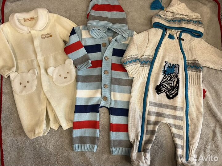 Одежда пакетом для мальчика р. 74-80