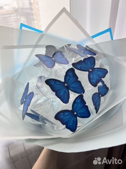 Готовый букет из бабочек