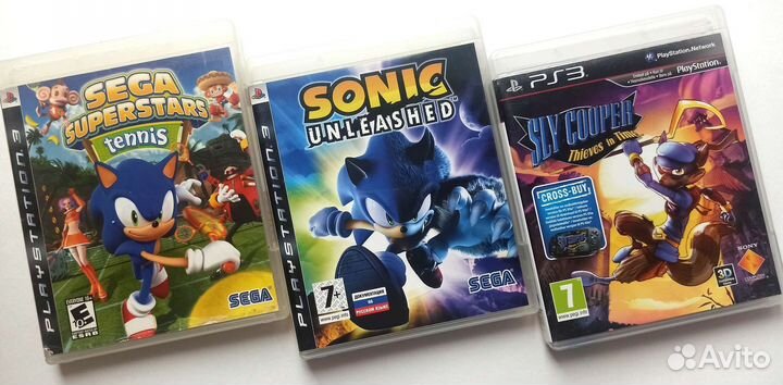 Sonic Unleashed/ Sly Cooper PS3
