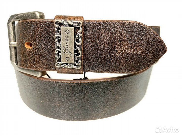 Ремень кожаный бренд Guess 1542