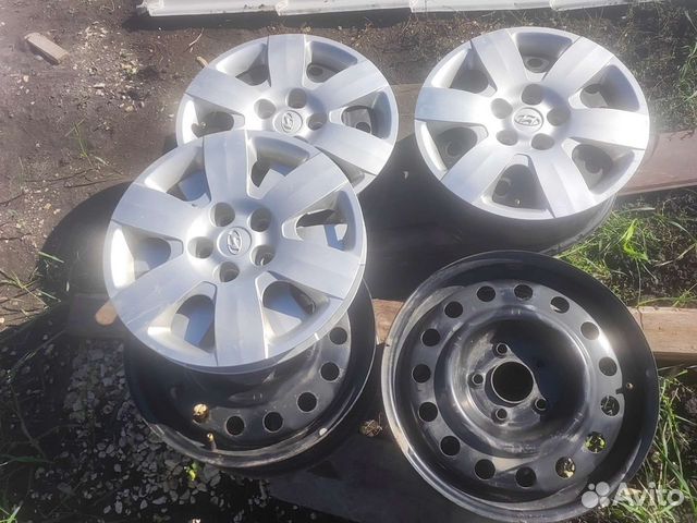 Диски hyundai r17 с колпаками