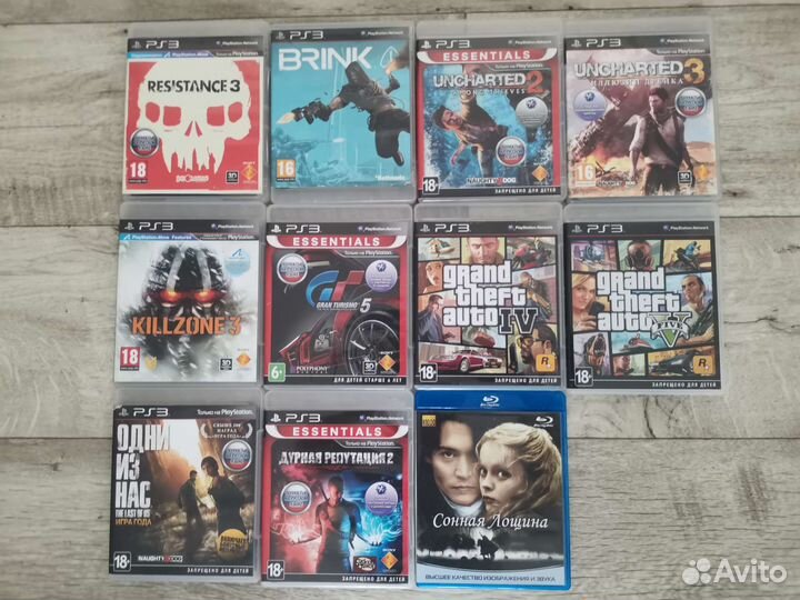 Огиринальные игры для sony PS3
