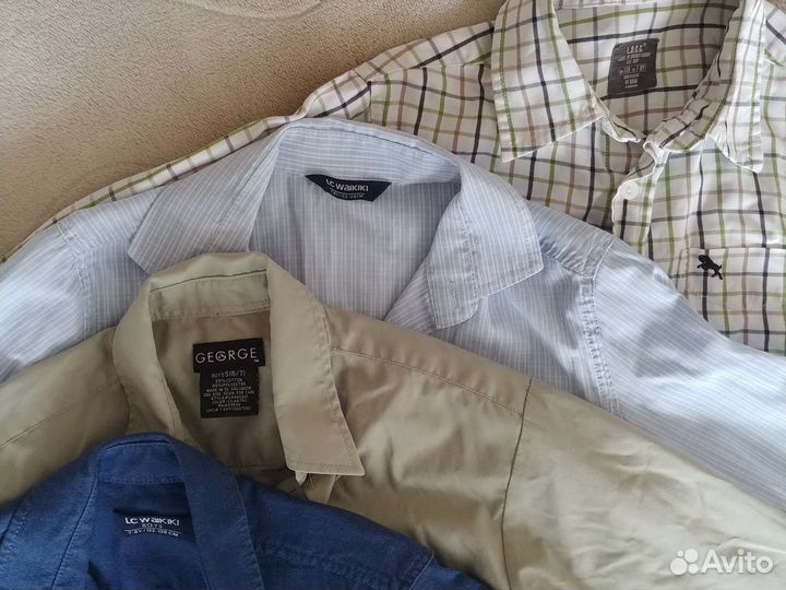Рубашки на мальчика 122 128