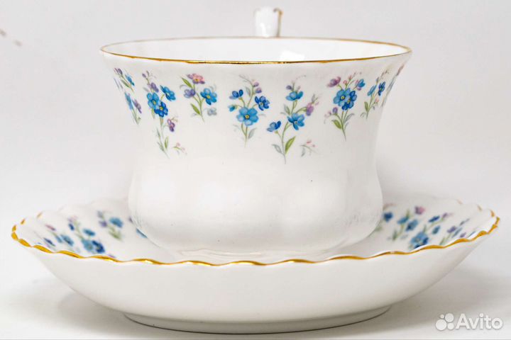 Чайная пара Роял Альберт с незабудками