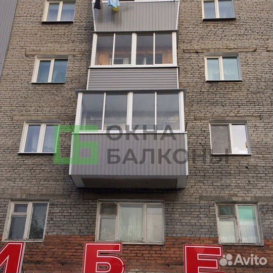 Остекление балконов. Окна пвх