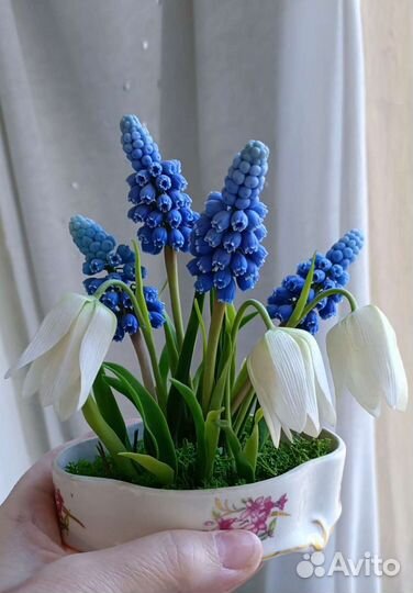 Подарок. Композиции из холодного фарфора